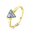 White Turquiose Silver Rings NSR-2057